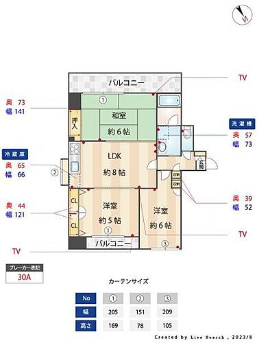 博多桶屋町ビル 5階 3LDK 賃貸物件詳細