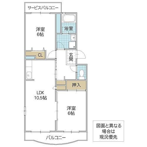 パティオマンション　ＩＩＩ 1階 2LDK 賃貸物件詳細