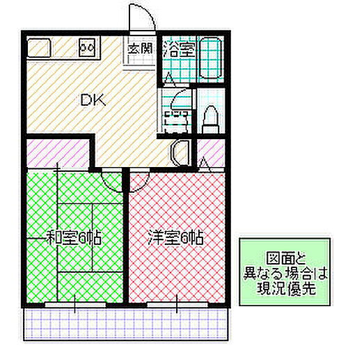 茨城県ひたちなか市大字高場 佐和駅 2DK アパート 賃貸物件詳細