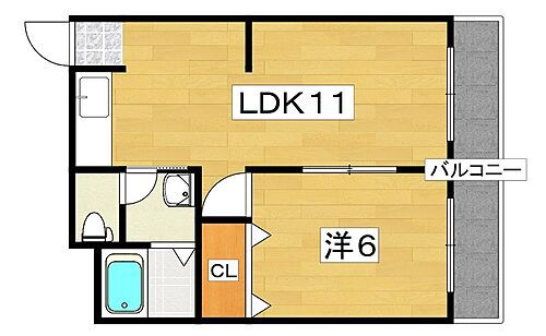 岡田マンション 1階 1LDK 賃貸物件詳細