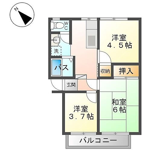 長野県上田市住吉 信濃国分寺駅 3K アパート 賃貸物件詳細