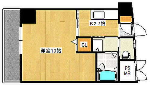 センテニアル己斐本町 3階 1K 賃貸物件詳細