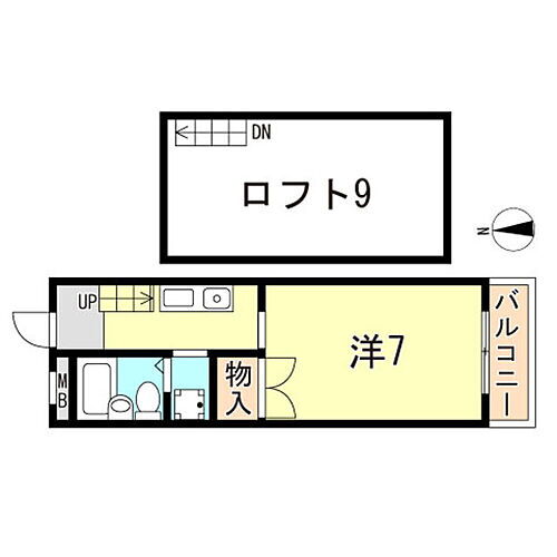 兵庫県神戸市垂水区狩口台7丁目 朝霧駅 1K アパート 賃貸物件詳細