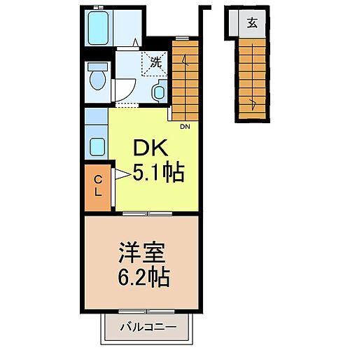 滋賀県大津市北大路2丁目 石山駅 1DK アパート 賃貸物件詳細