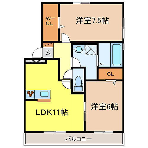 滋賀県大津市一里山１丁目 瀬田駅 2LDK アパート 賃貸物件詳細