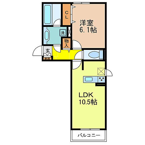 ハイドンホーフ 3階 1LDK 賃貸物件詳細