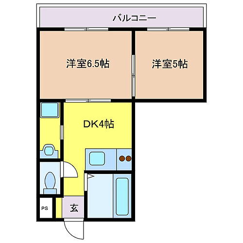 大阪府泉大津市旭町23-41 泉大津駅 2DK マンション 賃貸物件詳細