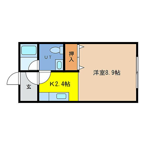 北海道千歳市末広5丁目7-3 千歳駅 1K アパート 賃貸物件詳細