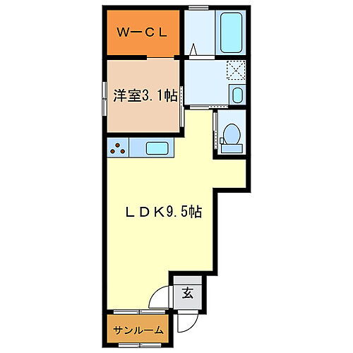 三重県津市江戸橋3丁目 江戸橋駅 1LDK アパート 賃貸物件詳細