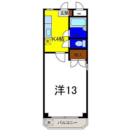 徳島県板野郡松茂町広島字鍬ノ先8-1 教会前駅 1K マンション 賃貸物件詳細