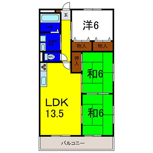 グランステイツ松茂 4階 3LDK 賃貸物件詳細