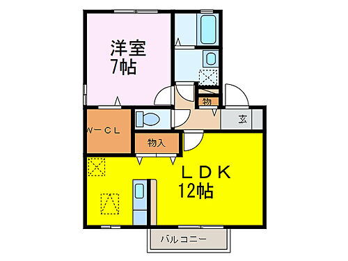 茨城県古河市上辺見 古河駅 1LDK アパート 賃貸物件詳細