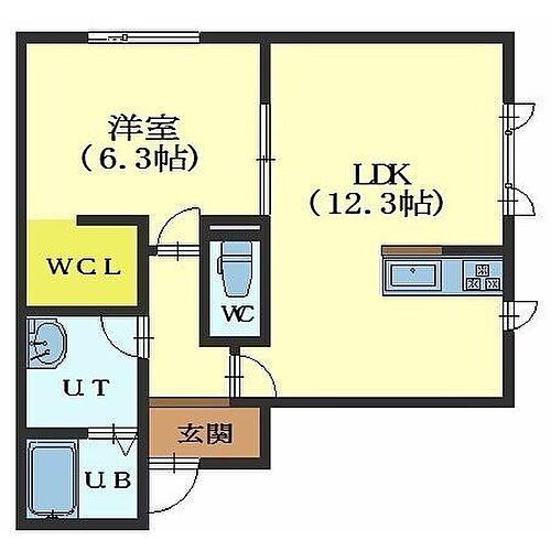 北海道函館市的場町22-12 千代台駅 1LDK アパート 賃貸物件詳細