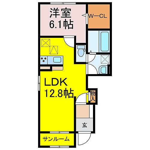 埼玉県羽生市大字藤井上組 羽生駅 1LDK アパート 賃貸物件詳細
