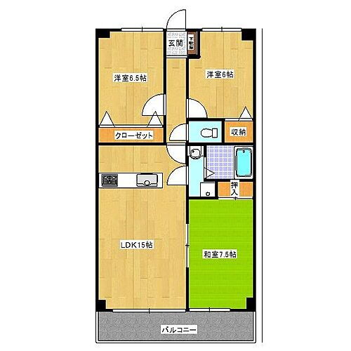 山口県下関市貴船町4丁目 3LDK マンション 賃貸物件詳細