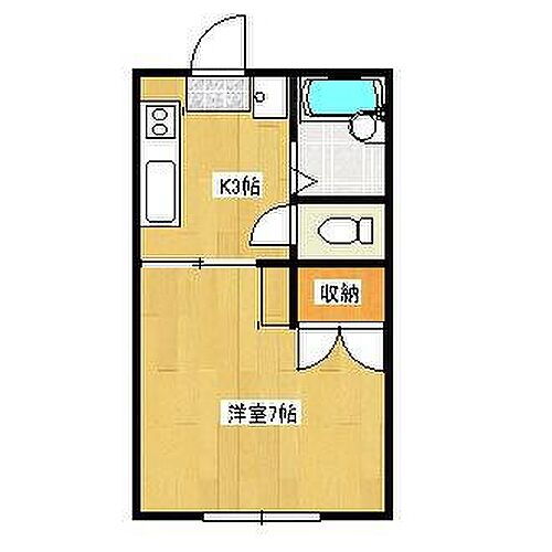 山口県下関市一の宮本町2丁目 1K アパート 賃貸物件詳細