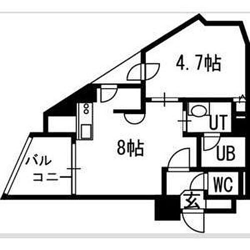 クラッセ円山　ＥＡＳＴ 4階 1LDK 賃貸物件詳細