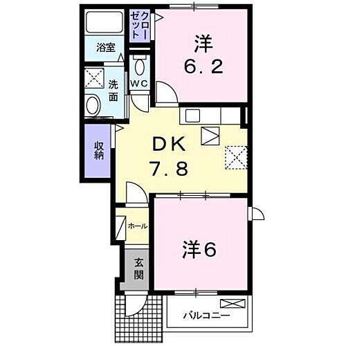 鹿児島県霧島市国分下井 国分駅 2DK アパート 賃貸物件詳細