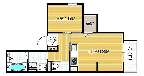 大阪府大阪市北区天満橋３丁目 賃貸アパート