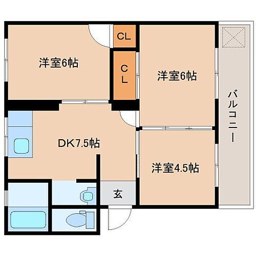 奈良県奈良市神殿町280 奈良駅 3DK マンション 賃貸物件詳細