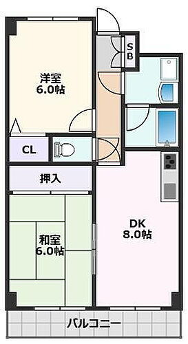 フォーロハーモネート 3階 2LDK 賃貸物件詳細