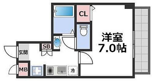 Ｍプラザ今里弐番館 2階 1K 賃貸物件詳細