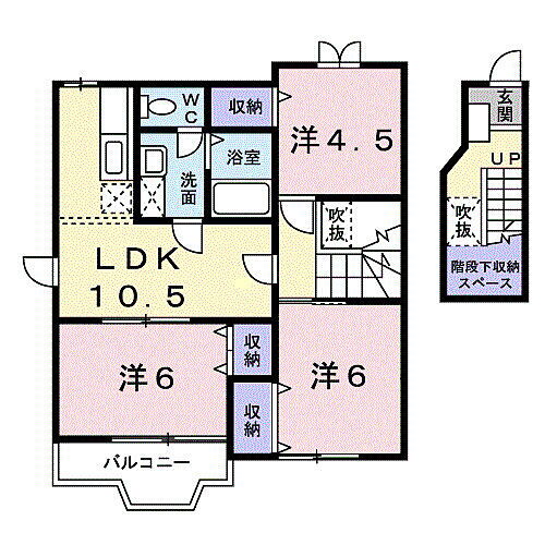 和歌山県和歌山市岩橋 田井ノ瀬駅 3LDK アパート 賃貸物件詳細