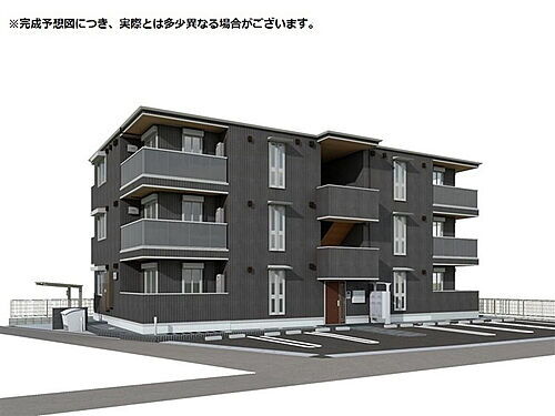 岡山県倉敷市川西町 3階建 