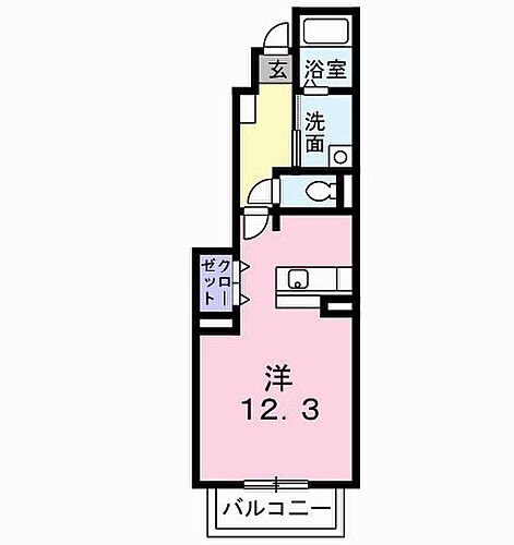 サン・ロードＩＶ 1階 ワンルーム 賃貸物件詳細