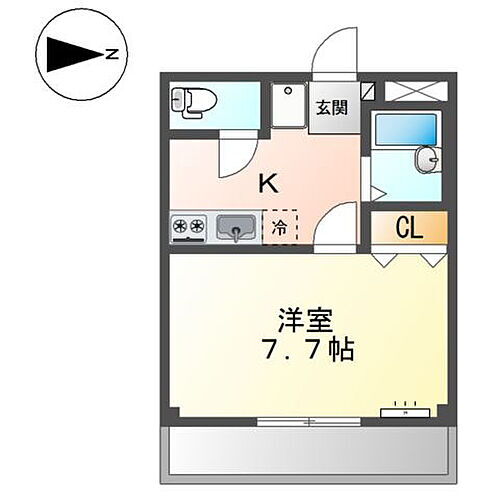 広島県福山市東深津町1丁目 東福山駅 1K アパート 賃貸物件詳細