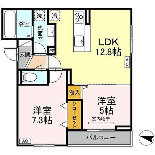 メラヴィリア西町 3階 2LDK 賃貸物件詳細