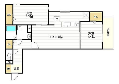 大阪府大阪市住吉区清水丘２丁目 賃貸アパート
