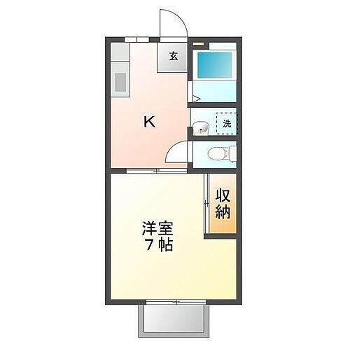 広島県福山市曙町5丁目4-32、31 福山駅 1K アパート 賃貸物件詳細