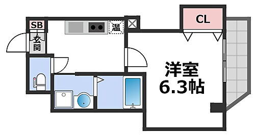みおつくし京橋 5階 1K 賃貸物件詳細