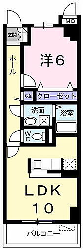 レジデンス神戸 4階 1LDK 賃貸物件詳細