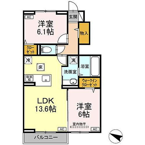 岡山県倉敷市福島742-1 倉敷駅 2LDK アパート 賃貸物件詳細