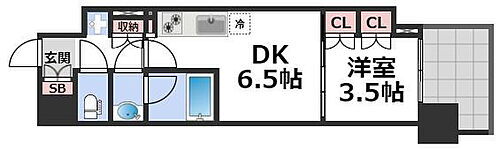 ＢＰＲレジデンス大阪本町Ｑ 11階 1DK 賃貸物件詳細