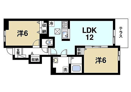 奈良県桜井市大字谷 桜井駅 2LDK アパート 賃貸物件詳細