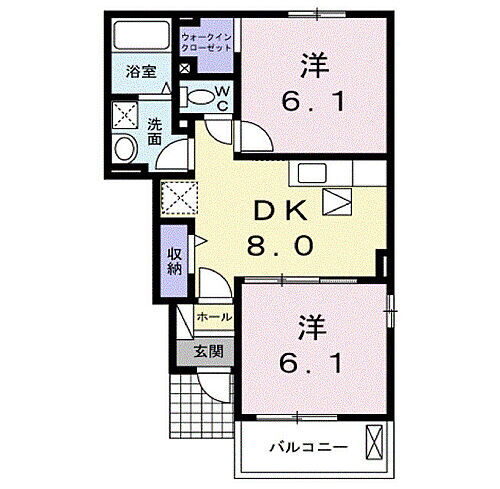 広島県福山市大門町1丁目19番14号 大門駅 2DK アパート 賃貸物件詳細