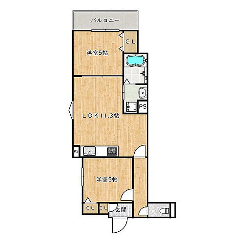 大阪府堺市東区日置荘西町３丁 賃貸アパート