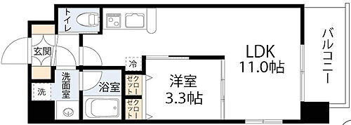 ラルテ中津 5階 1LDK 賃貸物件詳細