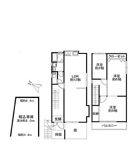 兵庫県神戸市北区山田町下谷上字志く志く 賃貸一戸建て