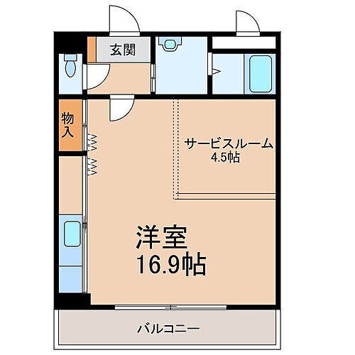 和歌山県和歌山市田尻 竈山駅 ワンルーム マンション 賃貸物件詳細