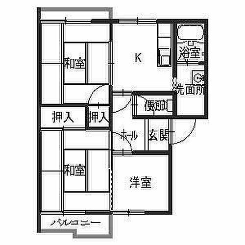 タウニィ今在家Ｂ 2階 2LDK 賃貸物件詳細