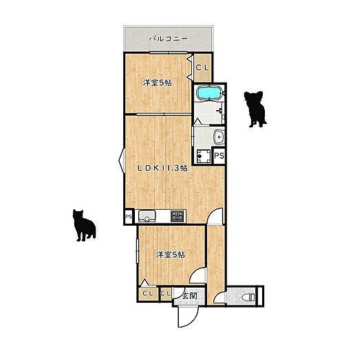 大阪府堺市東区日置荘西町３丁 賃貸アパート