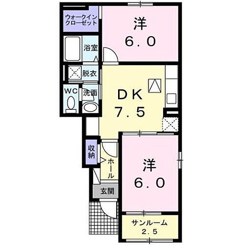 鹿児島県曽於市末吉町二之方5968番地3 五十市駅 2DK アパート 賃貸物件詳細