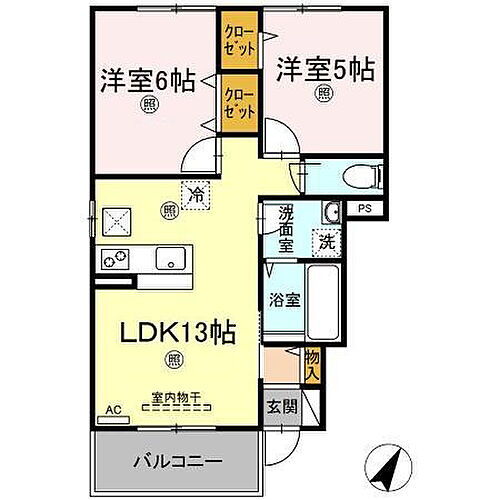 香川県善通寺市中村町 金蔵寺駅 2LDK アパート 賃貸物件詳細