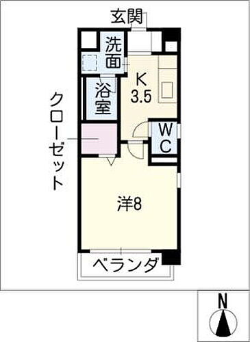 三重県四日市市朝明町 山城駅 1K マンション 賃貸物件詳細