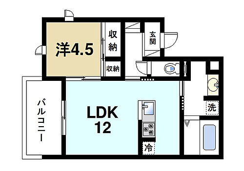 ＢＲＯＯＫ（ブルック） 2階 1LDK 賃貸物件詳細