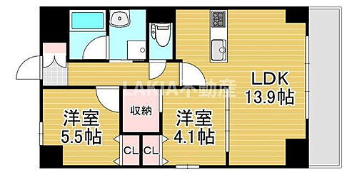 大阪府大阪市生野区勝山北1丁目7付近 桃谷駅 2LDK マンション 賃貸物件詳細